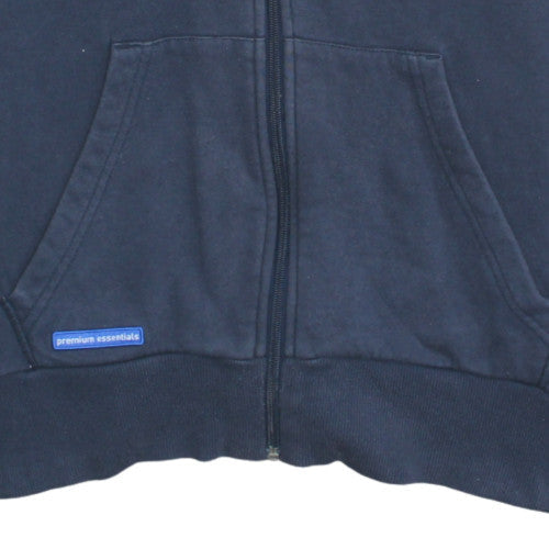 Adidas Men's Blue Full Zip Hoodie Size M Sportswear