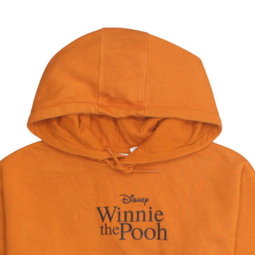 Disney Girls Orange Tigger Hoodie - Medium 10-12 Years Pullover Fleece