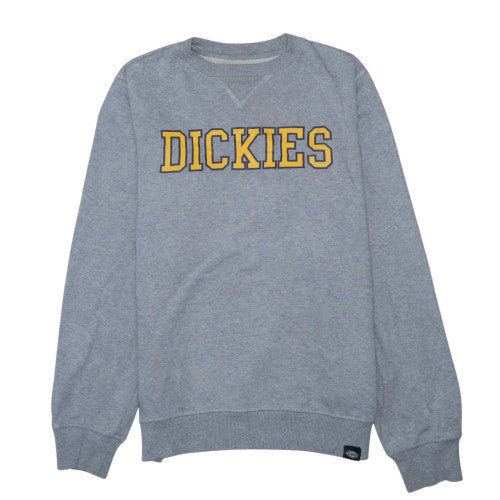 Dickies Mens Grey Crew Neck Pullover Sweatshirt XS
