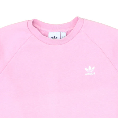Adidas Womens Pink Crew Neck Pullover Sweatshirt Size M