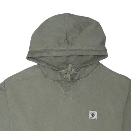 Quiksilver Men's Green Pullover Hoodie Size L Cotton Sweatshirt