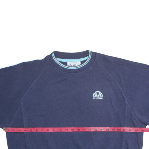 Ellesse Men's Blue Crew Neck Pullover Sweatshirt Size L