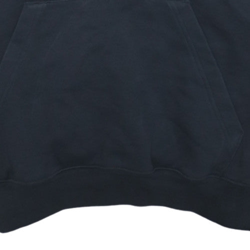 Adidas Womens Black Full Zip Hoodie Size 8-10 Hooded Logo Sweatshirt