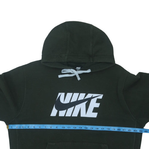 Nike Men's Black Large Pullover Hoodie with Logo Print