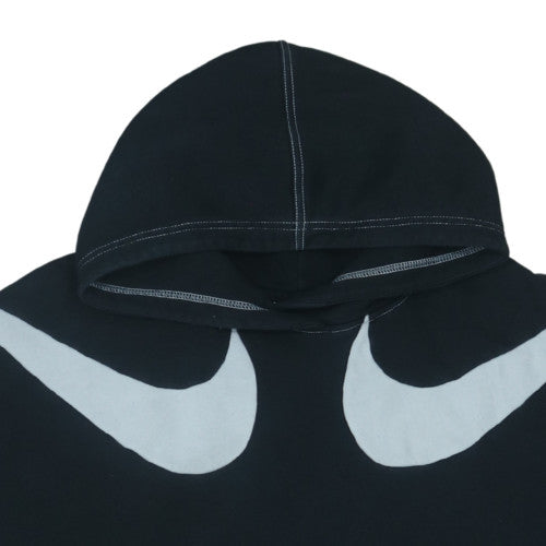 Nike Womens Black 3XL Pullover Hoodie with Logo Detail