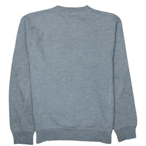FILA Men's Grey Embroidered Training Sweatshirt M Regular Fit