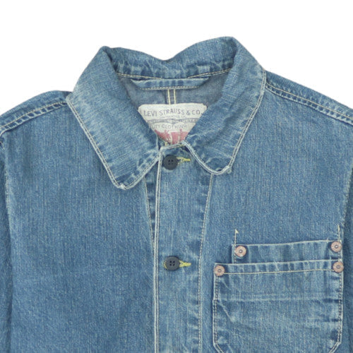 Levi Strauss & Co Women's Blue Denim Button Jacket Size M