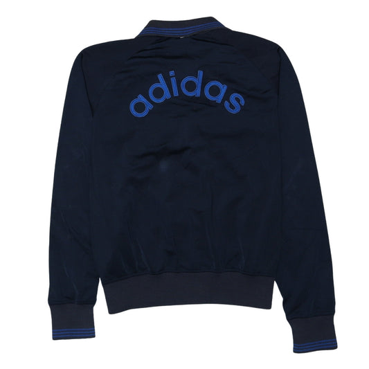 Adidas Men's Blue Full Zip Sweatshirt Size M Embroidered Logo