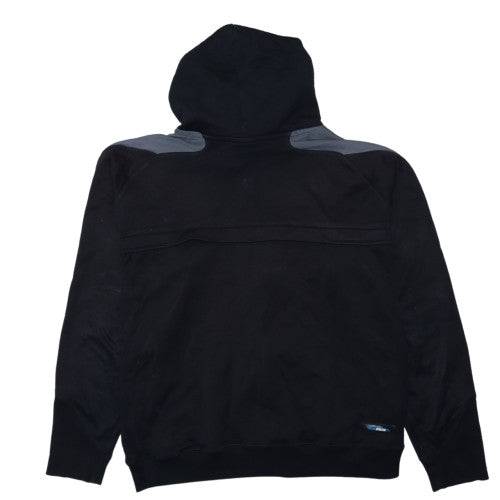 Nike Men's Black Full Zip Hoodie L Regular Fit Sports Fleece