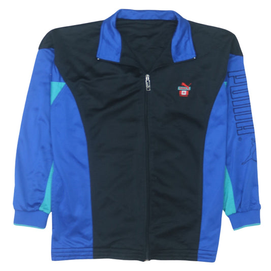 Puma Men's Blue Full Zip Retro Canada Sweatshirt Size M