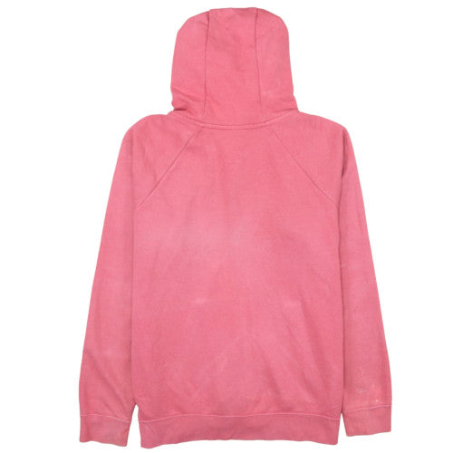 Nike Women's Pink Full Zip Hoodie L Soft Cotton Blend Casual