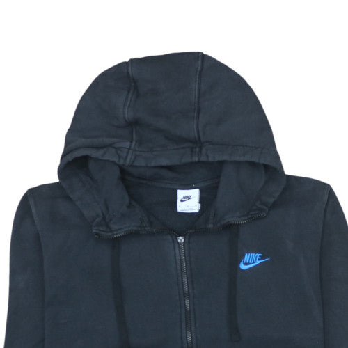 Nike Men’s Black Full Zip Fleece Hoodie M Regular Fit Sportswear