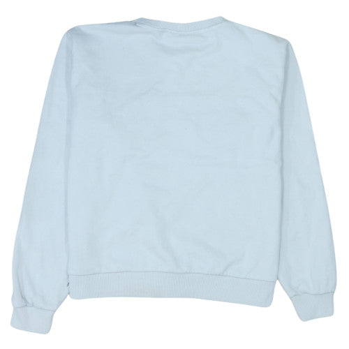 Fila Women White Logo Crew Neck Sweatshirt Size 12