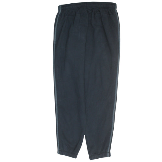 Adidas Mens Black Logo Tracksuit Joggers L Regular Fit