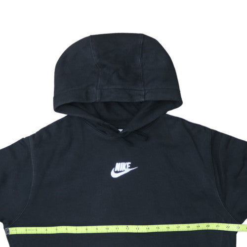 Nike Men's Black Pullover Hoodie M Logo Sports Fleece