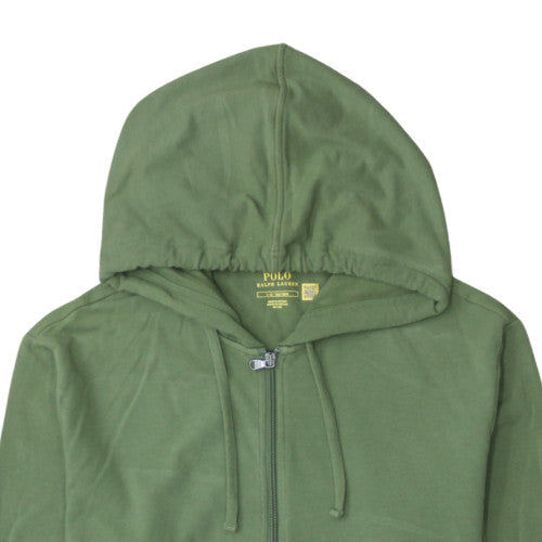 Polo Ralph Lauren Men's Green Full Zip Hoodie Size L