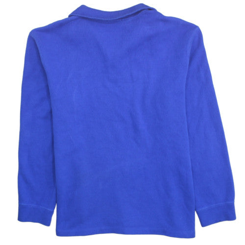 Ralph Lauren Men’s Blue Cotton 1/4 Zip Jumper XL Classic Knit