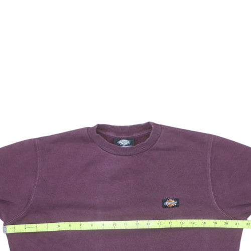 Dickies Men's Purple Small Pullover Sweatshirt Crew Neck Fleece