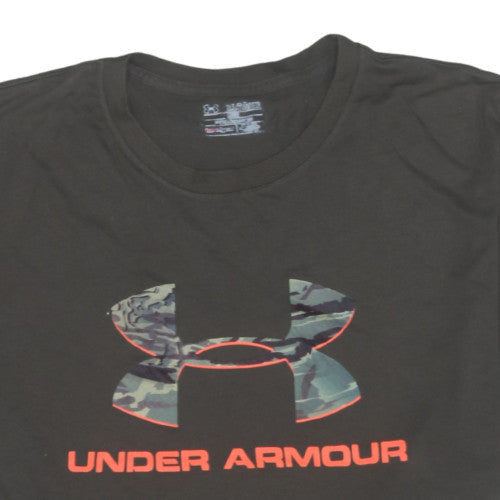 Under Armour Men’s Black 2XL Crew Neck Graphic Sports T-Shirt