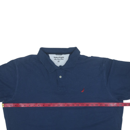 Nautica Men's Blue XL True Deck Cotton Polo Shirt