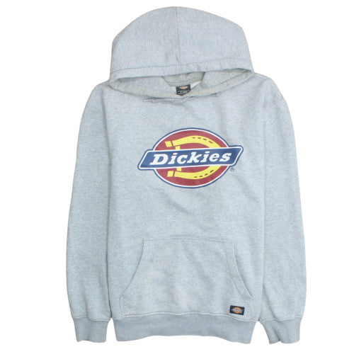 Dickies Men's Grey XL Pullover Hoodie Logo Fleece Sweatshirt
