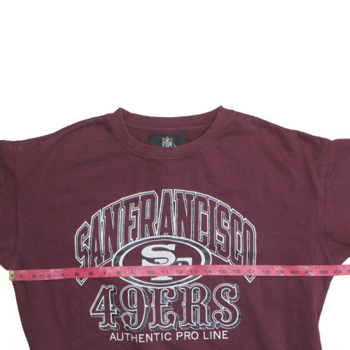 NFL San Francisco 49ers Men's Burgundy Graphic Sweatshirt M