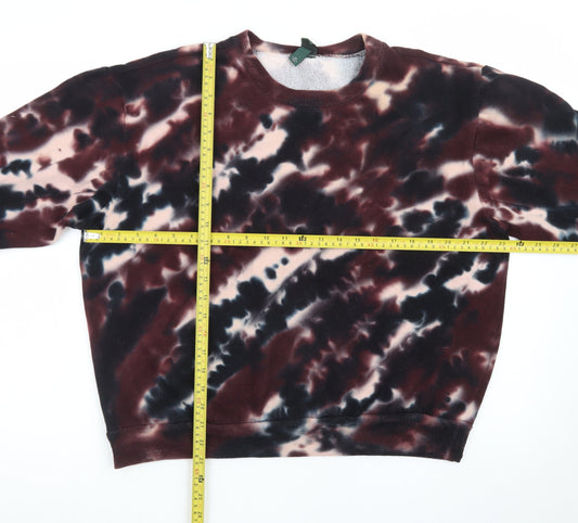 Wild Fable Womens Multicoloured Tie-Dye Pullover Sweatshirt XS