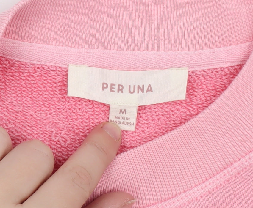 Marks and Spencer Per Una Women's Pink Pullover Sweatshirt M
