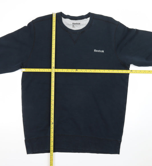 Reebok Men's Blue XL Crew Neck Pullover Sweatshirt