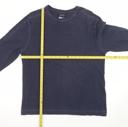 Tommy Hilfiger Men's Blue XL Pullover Crew Neck Sweatshirt