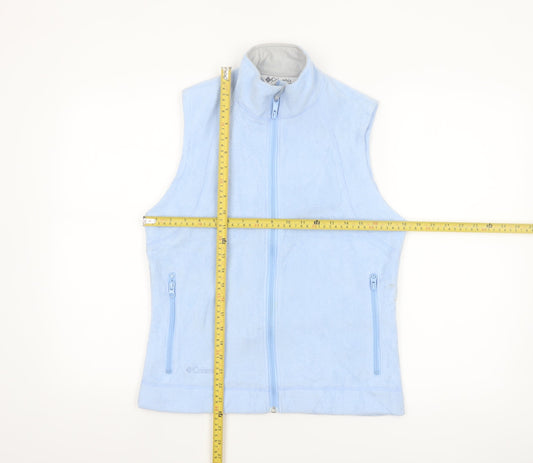 Columbia Women's Blue Fleece Waistcoat Bodywarmer Size S