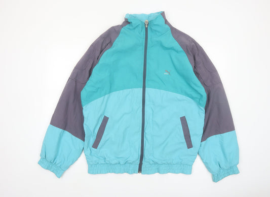 Puma Men's Blue Retro Windbreaker Jacket L 42in Full Zip Sportswear