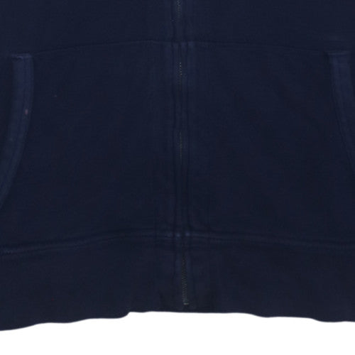 Polo Ralph Lauren Men's Navy Blue Full Zip Hoodie XL Cotton