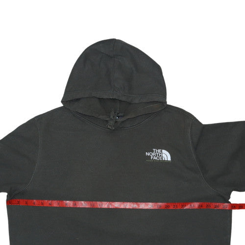The North Face Mens Black XXL Pullover Hoodie Logo Fleece Cotton Blend