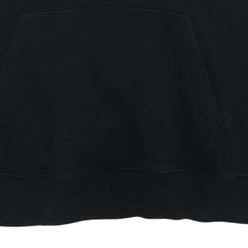 Nike Mens Black 2XL Pullover Hoodie Air Logo Fleece Sweatshirt