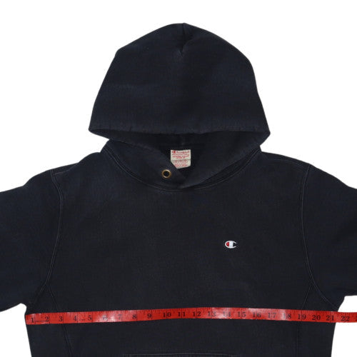 Champion Men's Black Reverse Weave Pullover Hoodie Size L