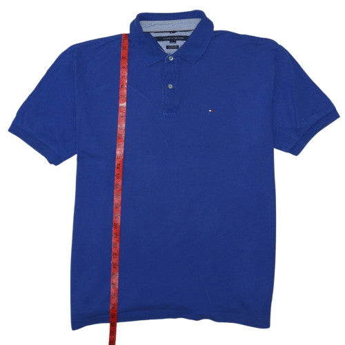 Tommy Hilfiger Men's Blue Classic Fit Cotton Polo Shirt XL