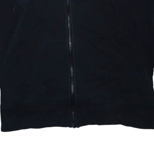 Nike Men’s Black Full Zip Hoodie Size L Sports Fleece Jumper