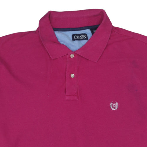 Chaps Men’s Pink 3XL Classic Fit Cotton Polo Shirt Big & Tall