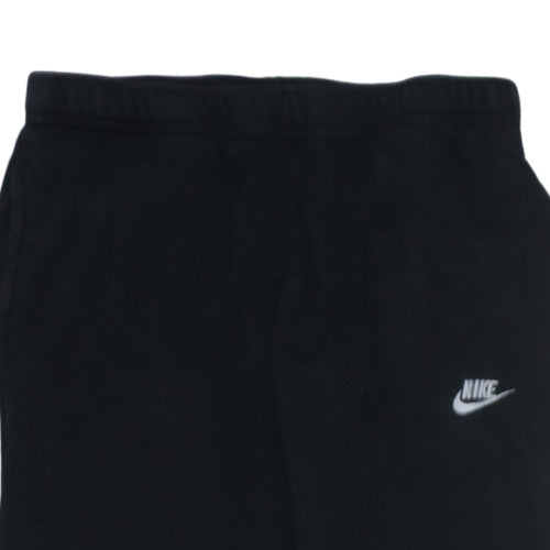 Nike Mens Black L Fleece Jogger Sweatpants Elastic Waist