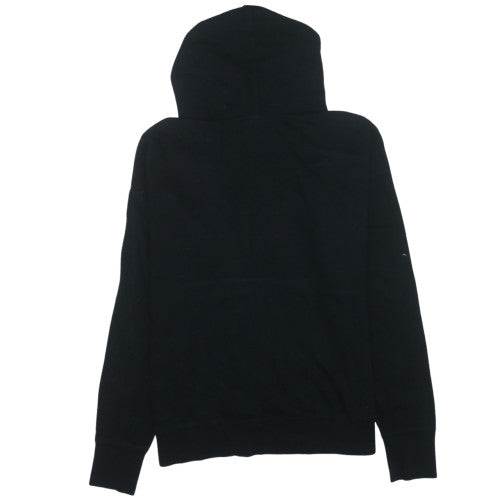 Reebok Men’s Black Pullover Hoodie L Regular Fit Fleece Sportswear