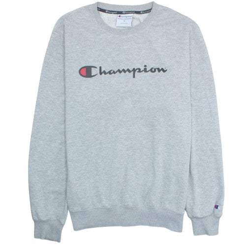 Champion Men's Grey XL Crew Neck Pullover Sweatshirt