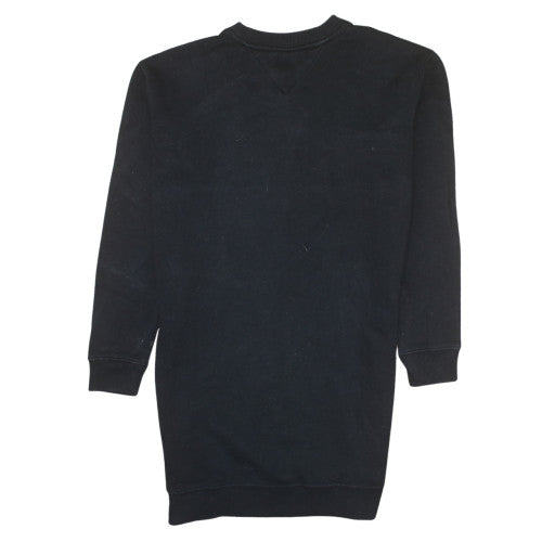 Tommy Jeans Women's Black XS Pullover Sweatshirt with Logo Detail