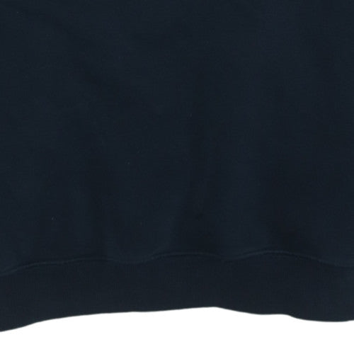 Carhartt Men's Black M Pullover Sweatshirt Crew Neck Logo Cotton Blend