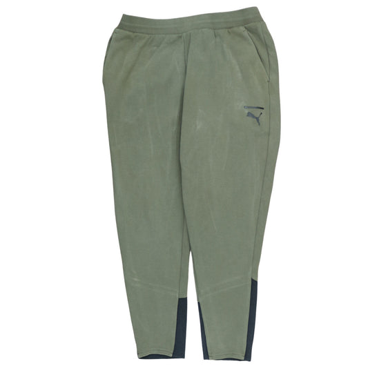 Puma Men's Green XL Jogger Trousers Regular Fit Activewear Pants
