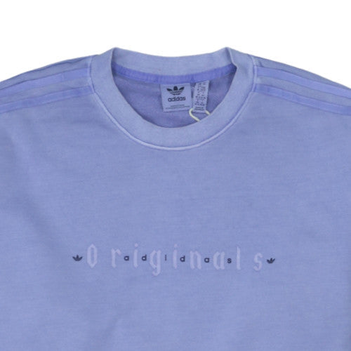 Additional view of Adidas Originals Women's Purple Crew Neck Sweatshirt XS