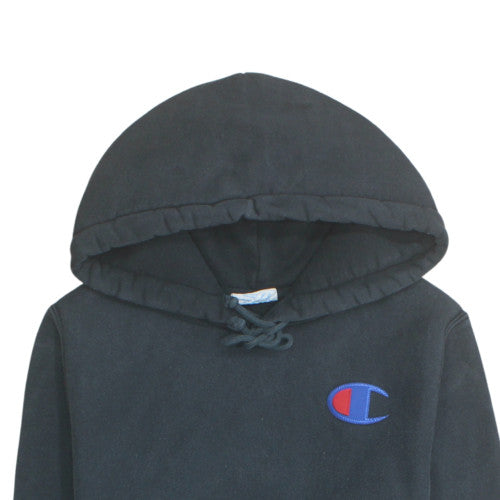 Champion Mens Black XS Fleece Hooded Sweatshirt Pullover