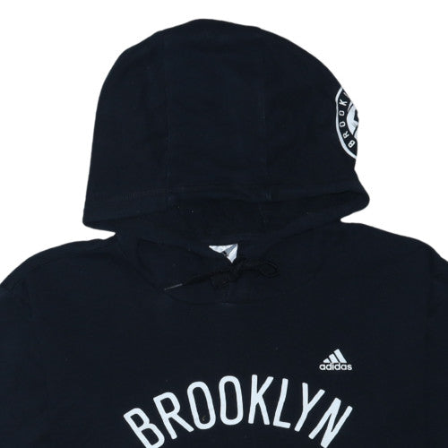 Adidas Men's Black Brooklyn Pullover Hoodie Size L Sportswear