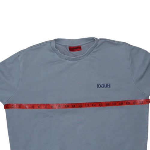 Hugo Boss Men's Blue Crew Neck Pullover Sweatshirt Size M