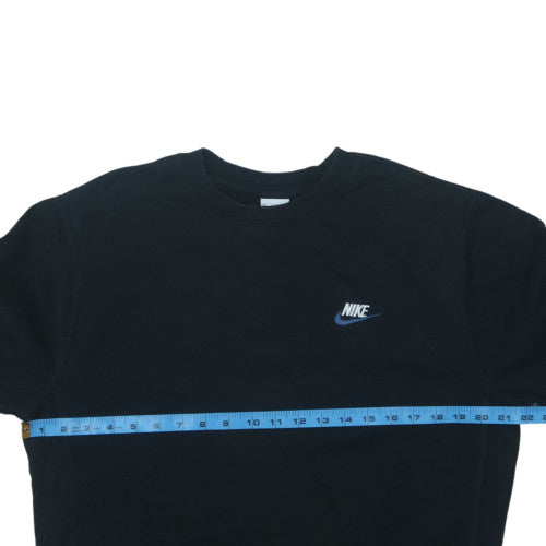 Nike Men's Black Small Classic Crew Neck Sweatshirt